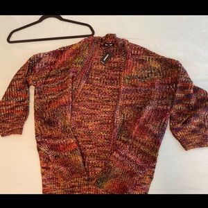 Warm Cozy Multicolor Heavy Cardigan